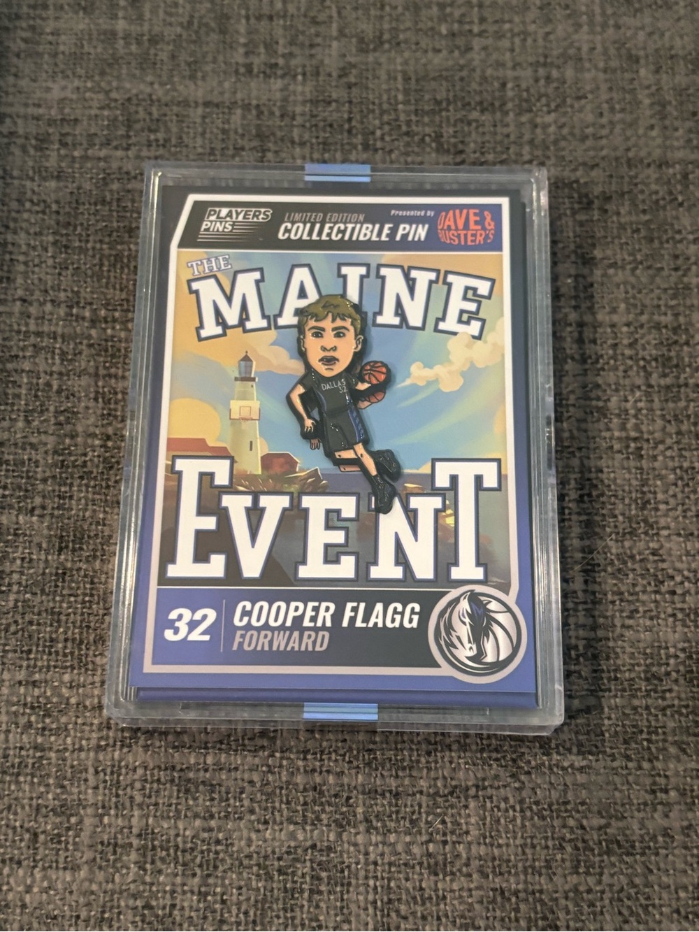 Dallas Mavericks NBA Cooper Flagg Collectible Pin Brand New
